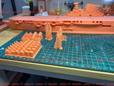3d Printed 1/350 Wwii Italian Aircraft Carrier Aquila Eagle(full Hull/waterline)